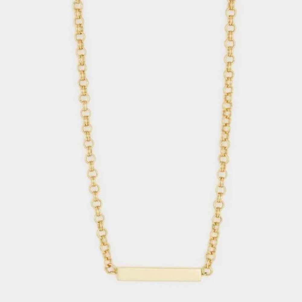 gorjana Lou Tag Necklace